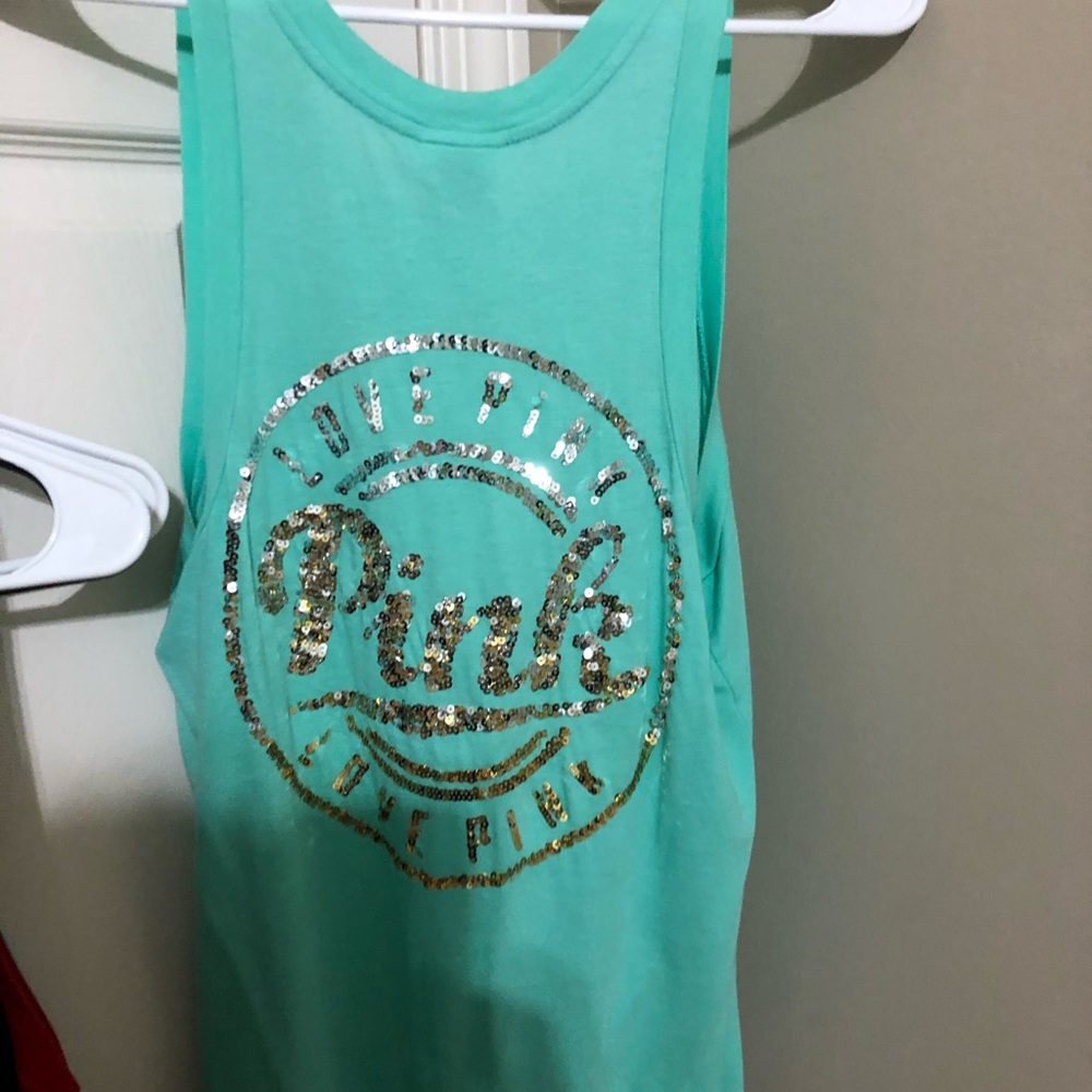 Pink victoria secret tank top